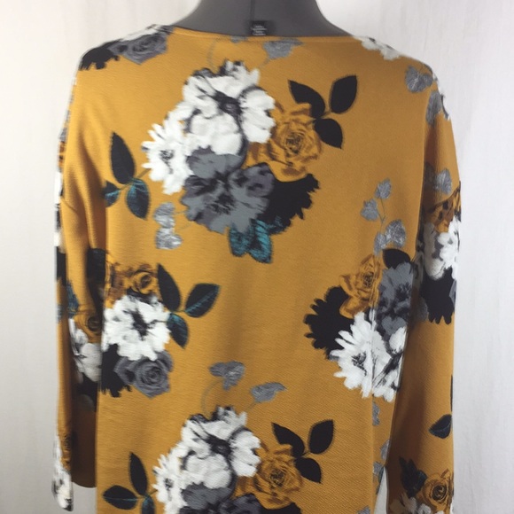 Jules & Leopold 3/4 Sleeve Floral Top Size M/M - Picture 5 of 9